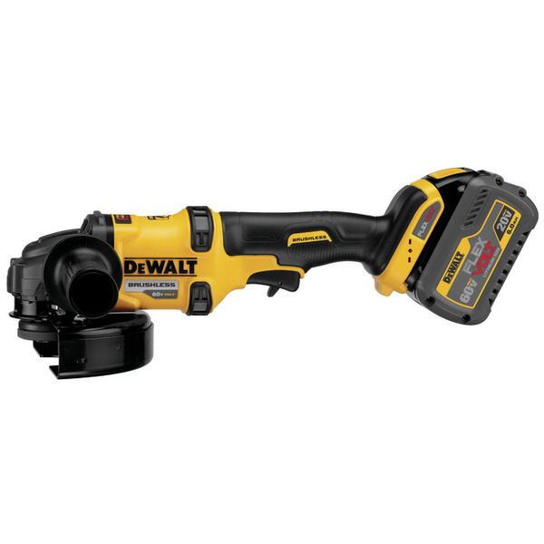 MINI ESMERILADORA INALAMBRICA 4 1/2'' 60VOLTS FLEXVOLT 1 BATERIA MODELO DCG418T1-B3