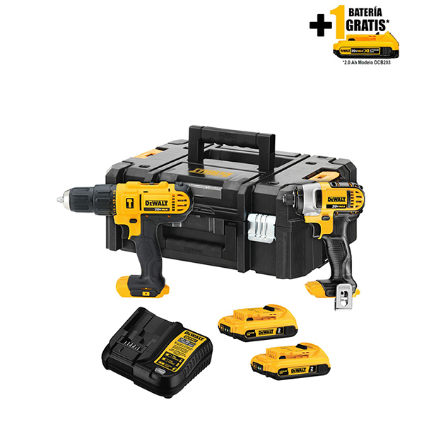 combo-dewalt-taladro-y-destornillador-con-caja-t-stak-modelo-dck222d2t-b3