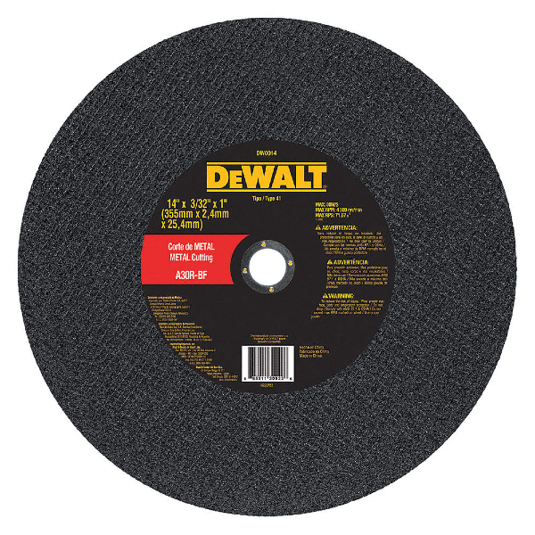 DW0014 DISCO 14X3/32X1 CHOP SAW